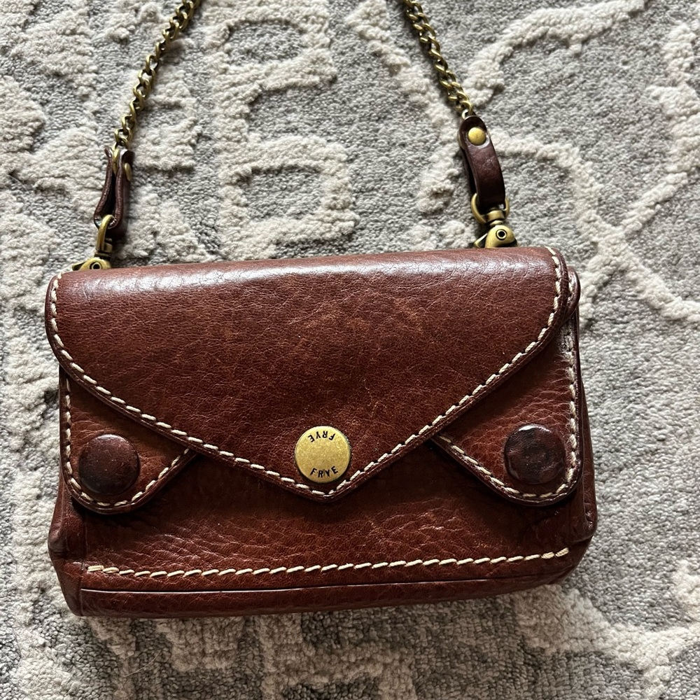 Brown Leather Crossbody Bag